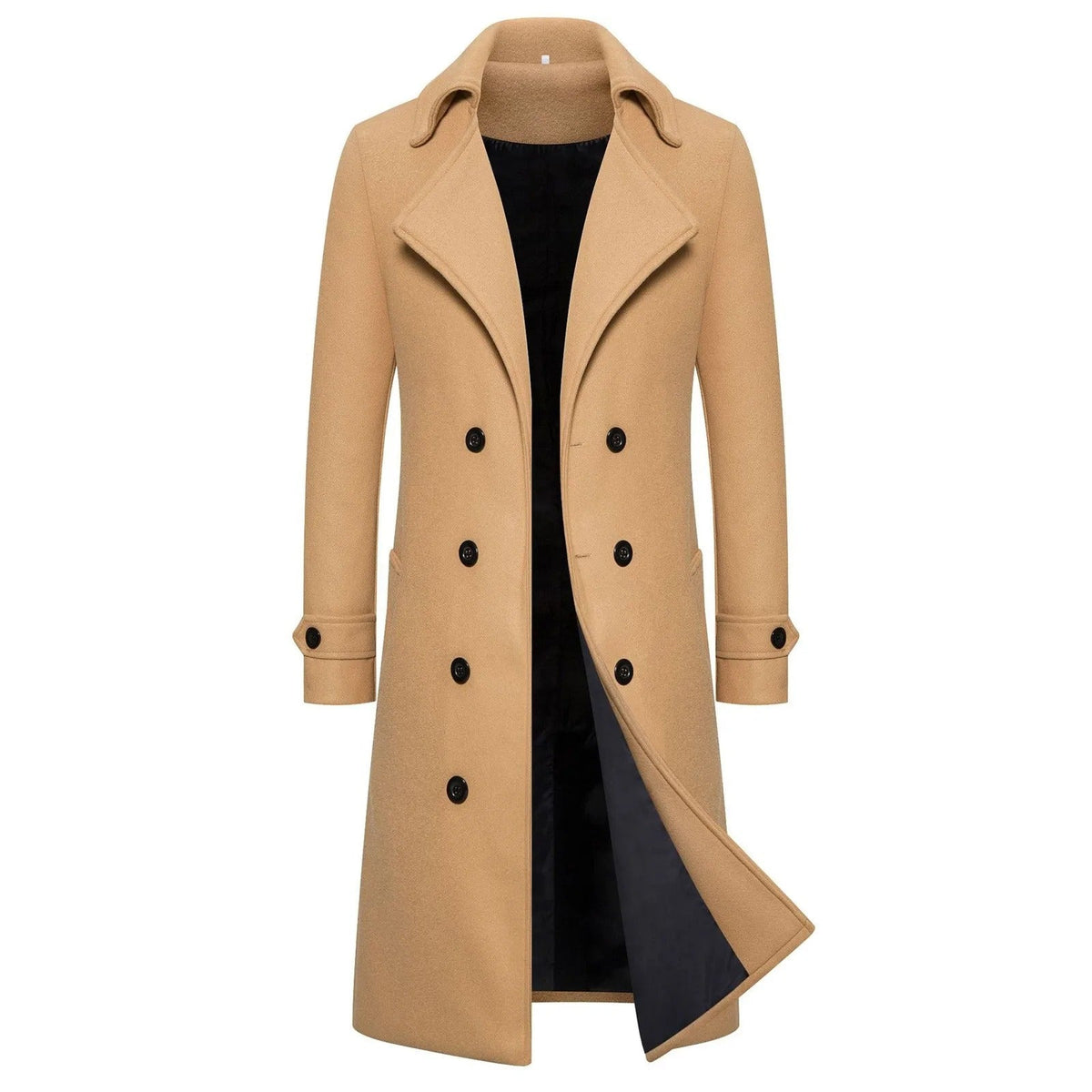 Winddichte slim fit trenchcoat voor heren