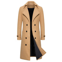 Winddichte slim fit trenchcoat voor heren