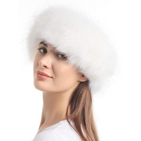 Winterhoofdband van imitatiebont