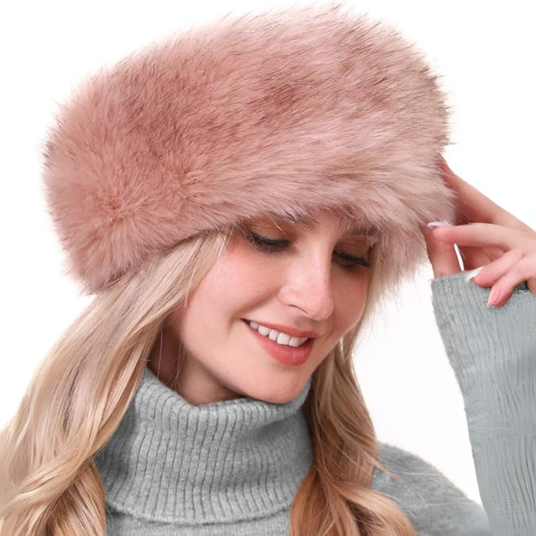 Winterhoofdband van imitatiebont
