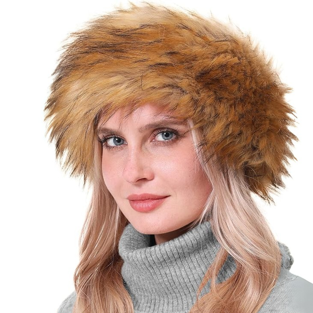 Winterhoofdband van imitatiebont