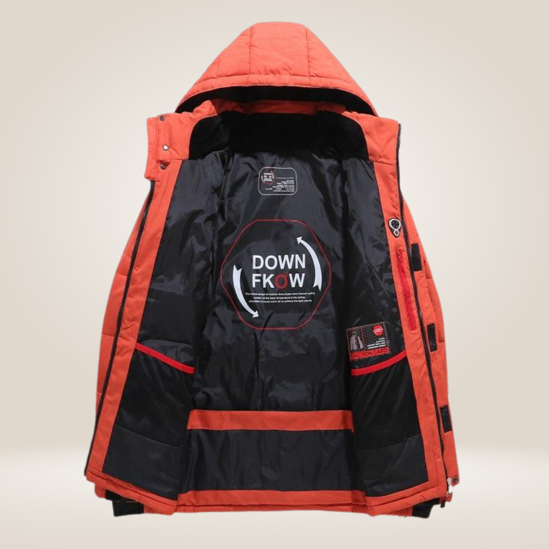 Winterparka voor heren – Waterdichte en winddichte jas met dikke fleecevoering