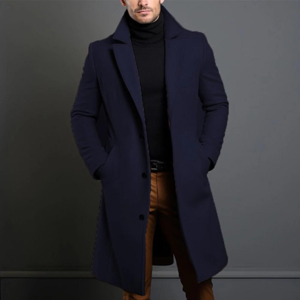 Wollen herenmantel – Tijdloze stijl voor frisse dagen