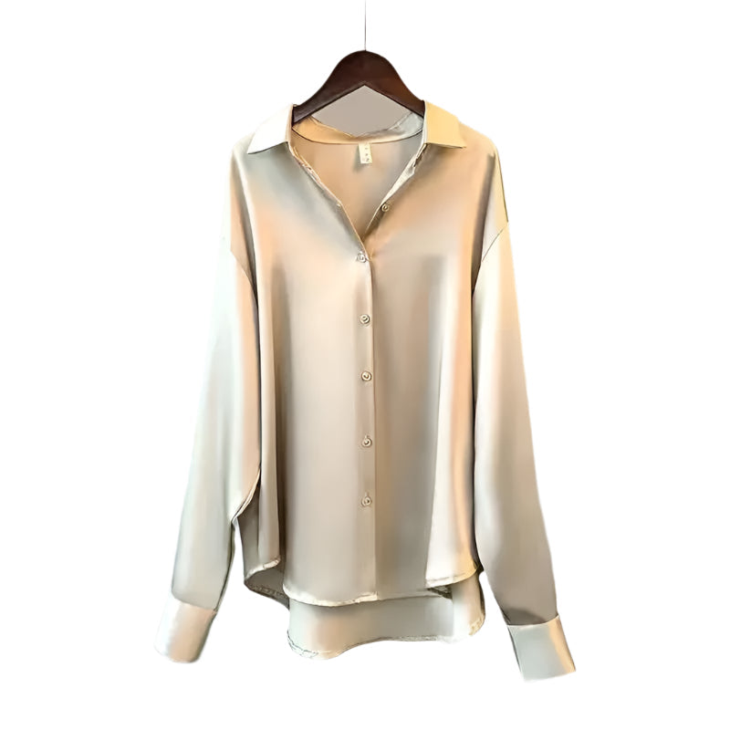 Zijden damesblouse