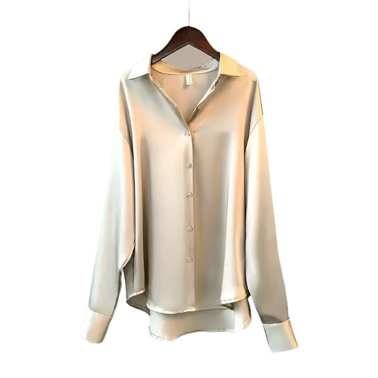 Zijden damesblouse