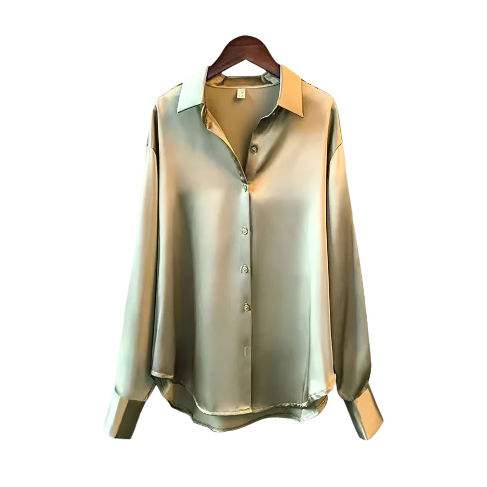 Zijden damesblouse