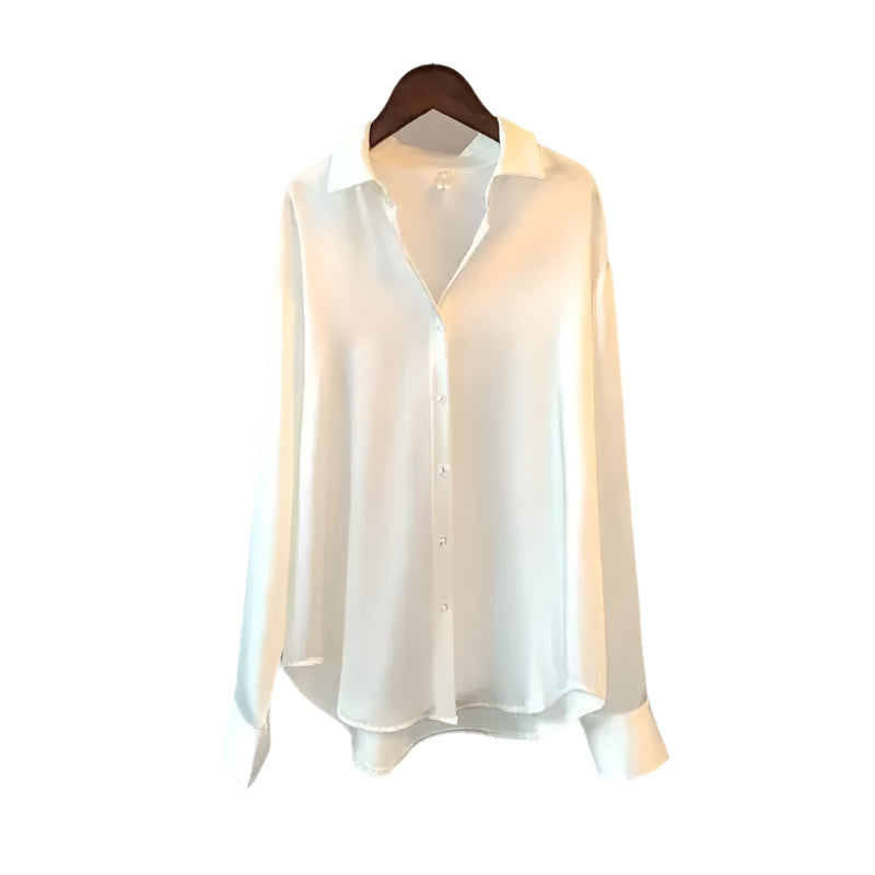Zijden damesblouse