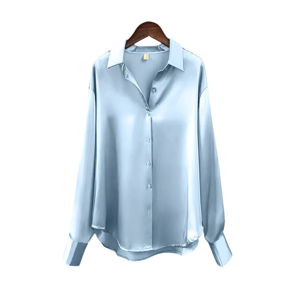 Zijden damesblouse