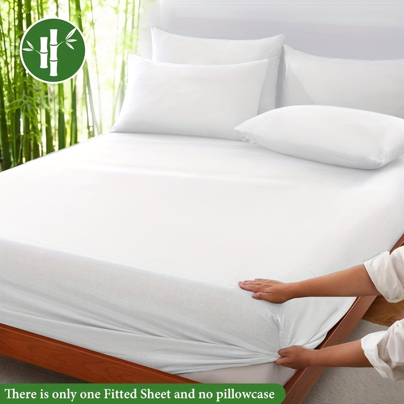 Zomerkoel hoeslaken van bamboevezel – Luxe ademend comfort