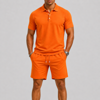 Zomerse sportset voor heren – Poloshirt & shorts, licht comfort