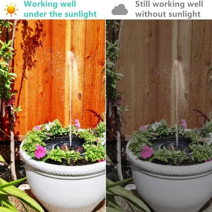 Zonnepomp voor Tuinfontein