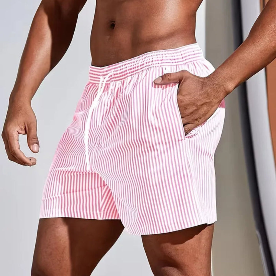 Zwemshorts met streeppatroon
